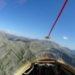 Flugwegposition um 13:51:40: Aufgenommen in der Nähe von Arrondissement de Digne-les-Bains, Frankreich in 2470 Meter